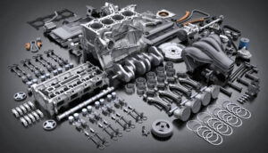 Engine spares and accessories.